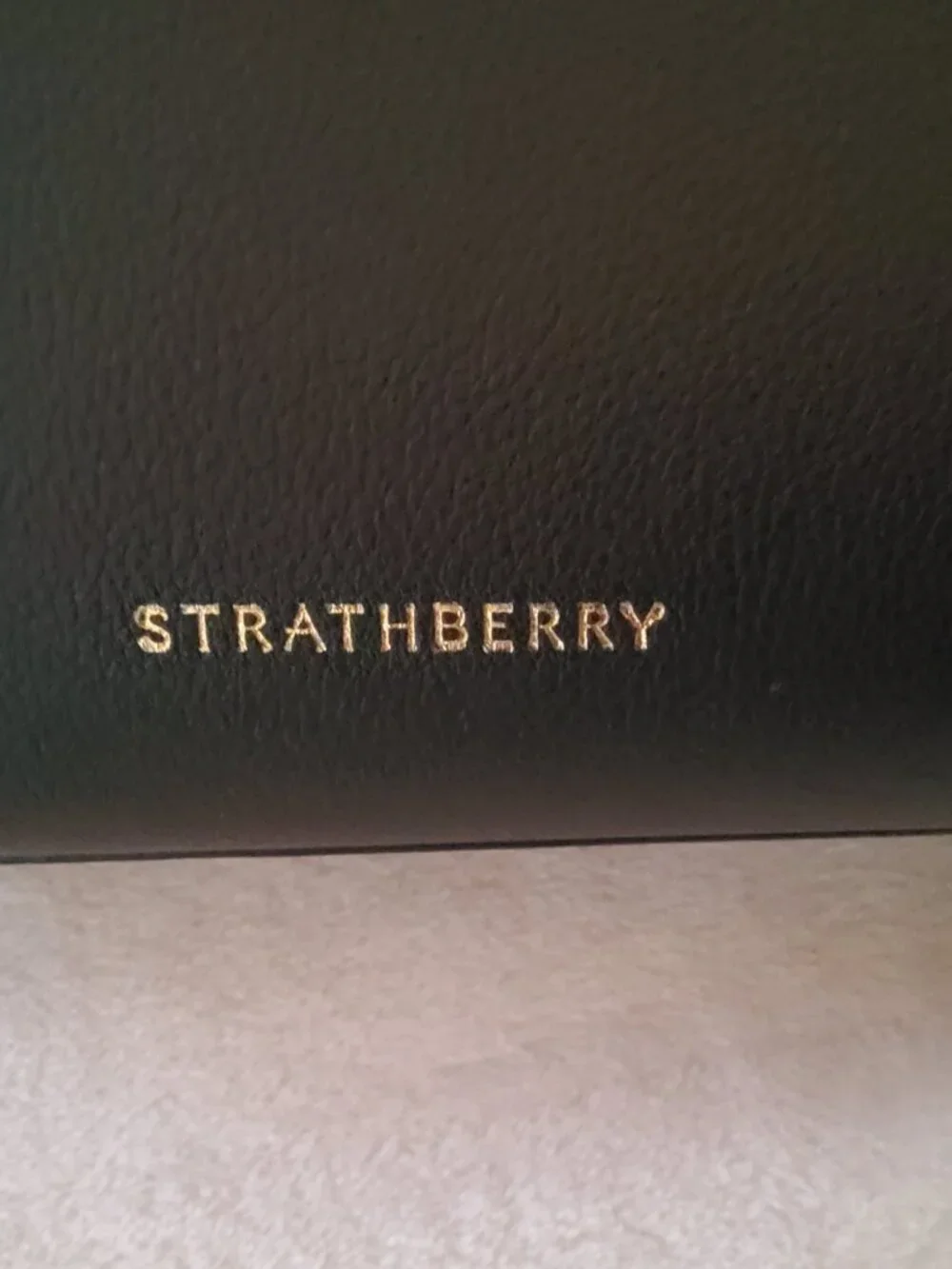 Strathberry Handmade in Spain Midi Tote in Black - Picture 5 of 16